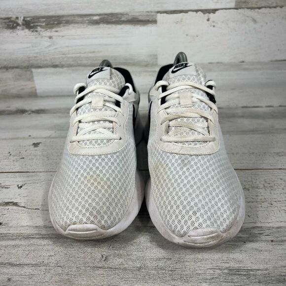 Nike Womens Tanjun Lace Up Running Athletic Sneakers White‎ Size 8.5 - Picture 4 of 9
